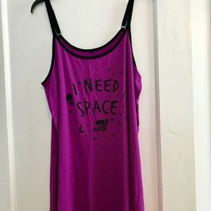 Space Pajama Sleep Gown Nightgown Torrid Size 1